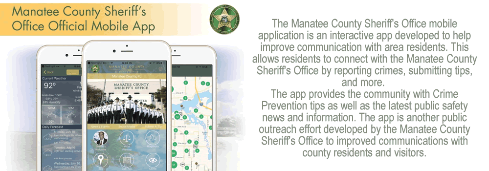 Manatee County Sheriff's Office Mobile App